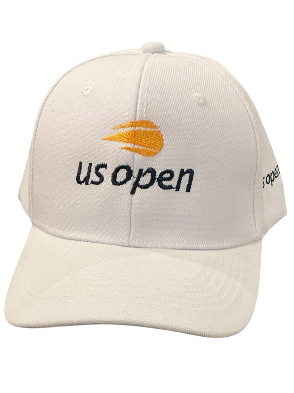 White Embroidered us open  Cap